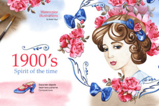 1900 s. Spirit of the Time: Vintage Illustrations for Modern Branding Projects