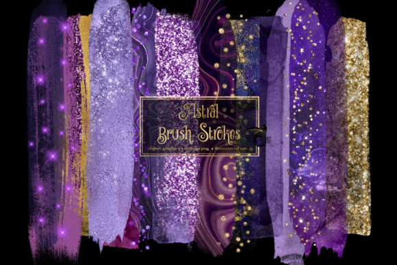 Astral Brush Strokes Clipart: Design Review for Real Embroidery Use