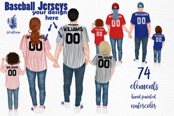 Baseball Jerseys Illustrations: A Fresh Design Asset for Dynamic Content Publishing
