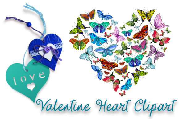 Butterfly Heart Valentine Clipart. Love: A Designer’s Review for Brand & Marketing Use