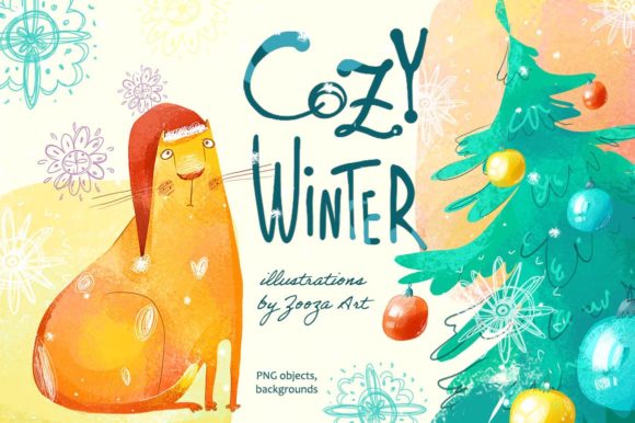 Cozy Winter Illustrations: A Designer’s Review for Real Client Projects