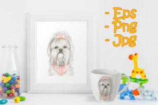 Cute Maltese Puppy Embroidery Design Review
