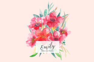 Emily Watercolors Flowers – A Soft, Versatile Illustration for Handmade Brands & Lifestyle Campaigns