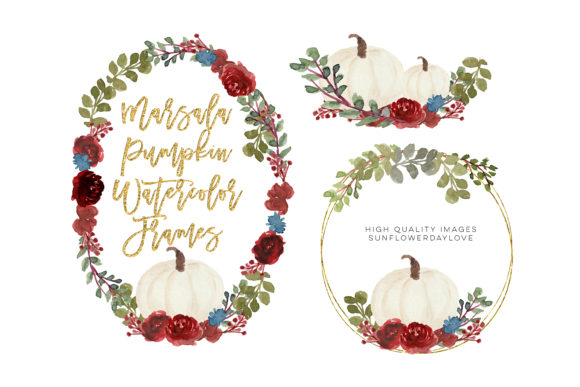 Fall-Inspired Illustrations: Pumpkin Floral Bouquet Clip Art for Content Publishers