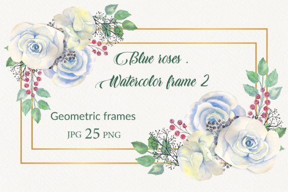 Geometric Gold Frames with Blue Flowers: A Designer’s Real-World Review for Embroidery Projects