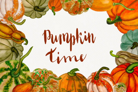 Pumpkin Time Illustrations for Real Crafting Magic