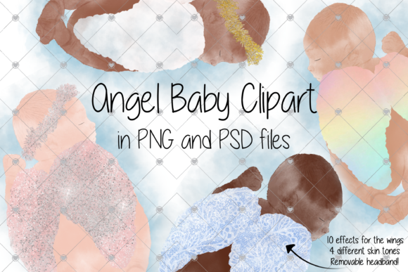 Soft & Sentimental Illustrations for Baby, Angel, Pregnancy, Babies, and Angels