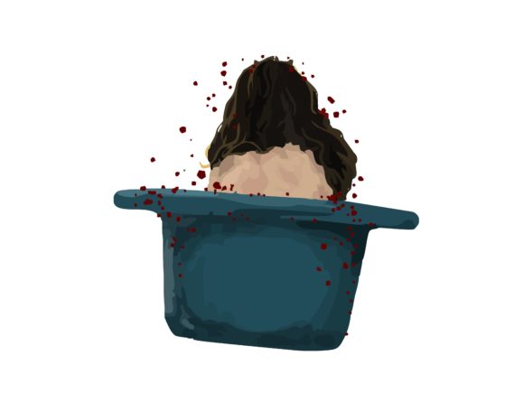 Spooky Chic: How Zombie Scary Girl in Bathtub Adds Character to Local Branding