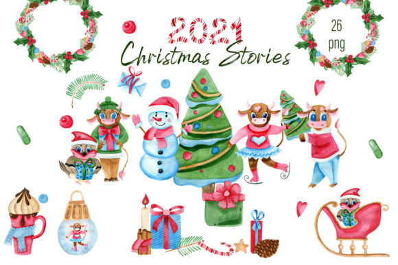 Year of the Bull Clipart – Bold Illustrations for Crafters & Handmade Sellers
